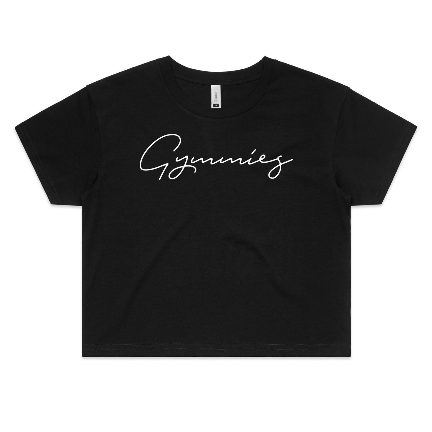 black women crop tee