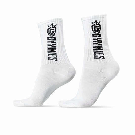 white gym socks